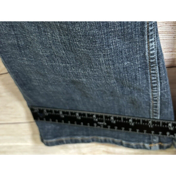 Riders By Lee Jeans Women's Size 14P Blue Cotton Blend Flared 26 1/2 inseam - Picture 10 of 11